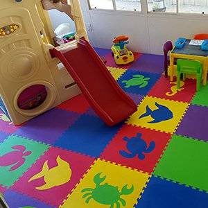 Sea Animals Children's Playroom Flooring- Soft Play Mats for Kids- D171