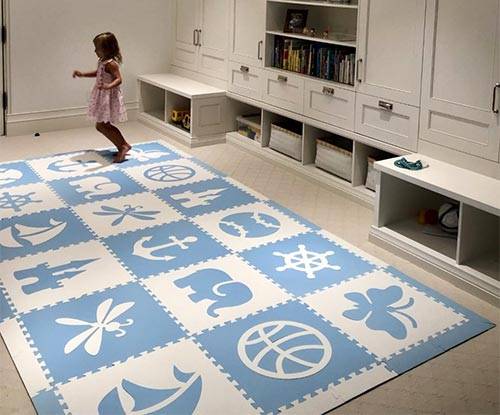 Playing with Shapes- Mix and Match Shapes in your SoftTiles Play Mat- D208